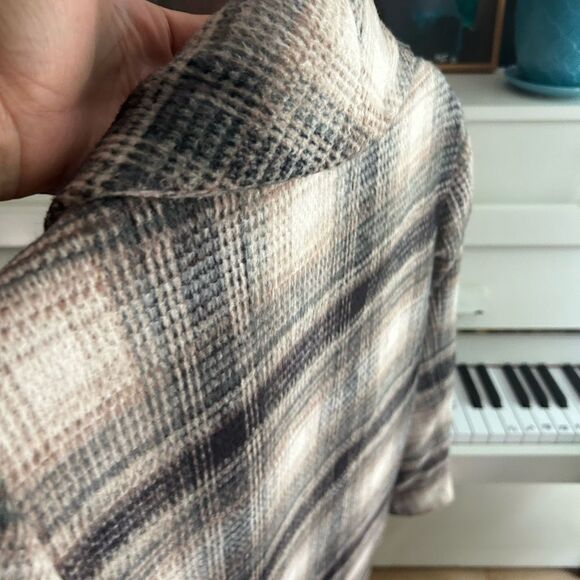 Joe Fresh Classic Plaid Pea Coat XS - Picture 10 of 16